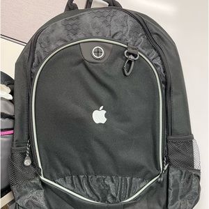 Apple logo backpack
